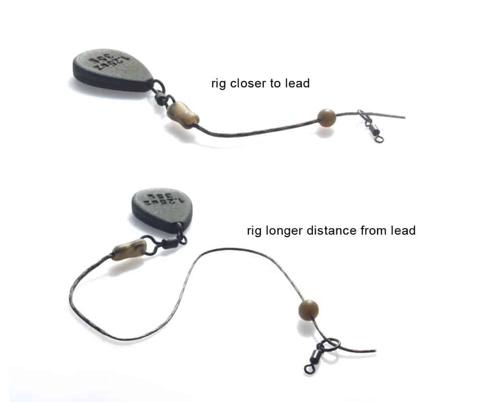 PB Products Naked Chod Helicopter System tapered bead, in use