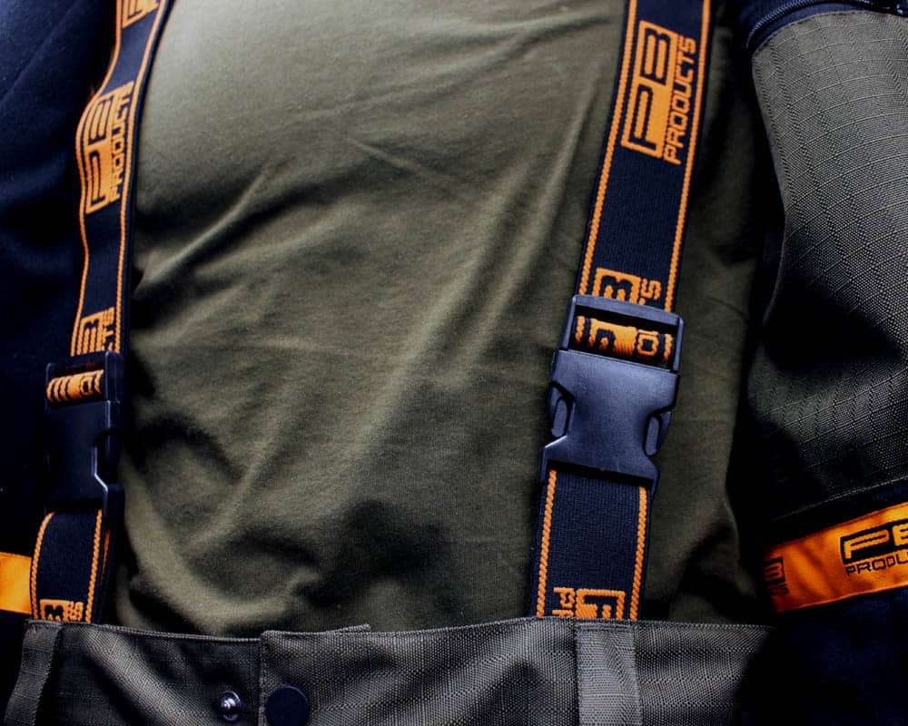 PB Products Carp Suit, elastic belts