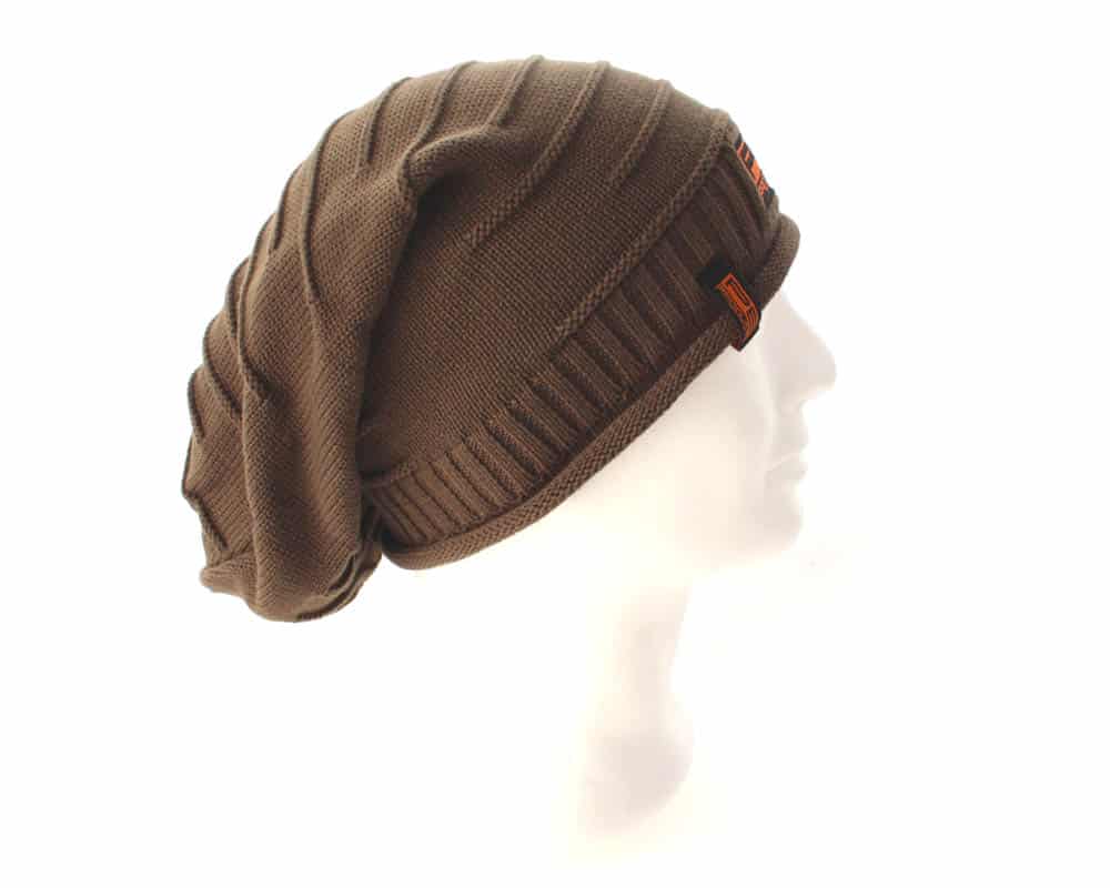 PB Products slouchy hat, side view