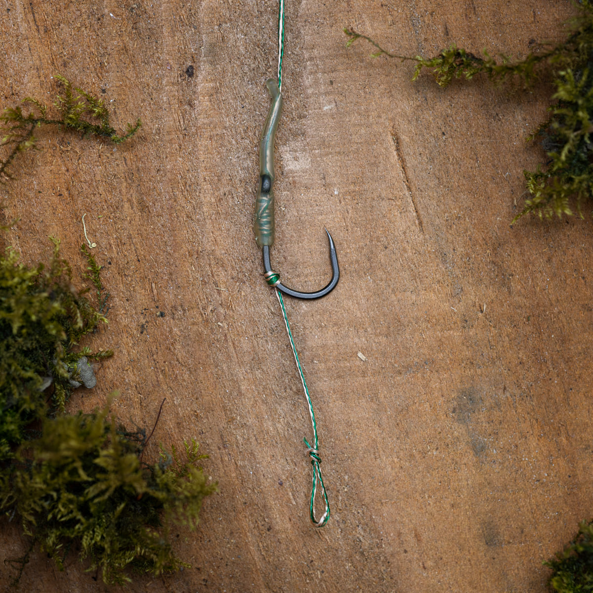 PB Products Barbless Line Aligner rig, hook detail