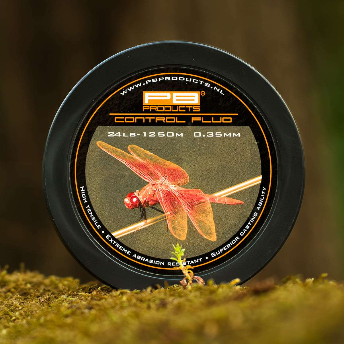 PB Products Control Mono Fluo Orange monofilament mainline, 0.35 mm 24 lb