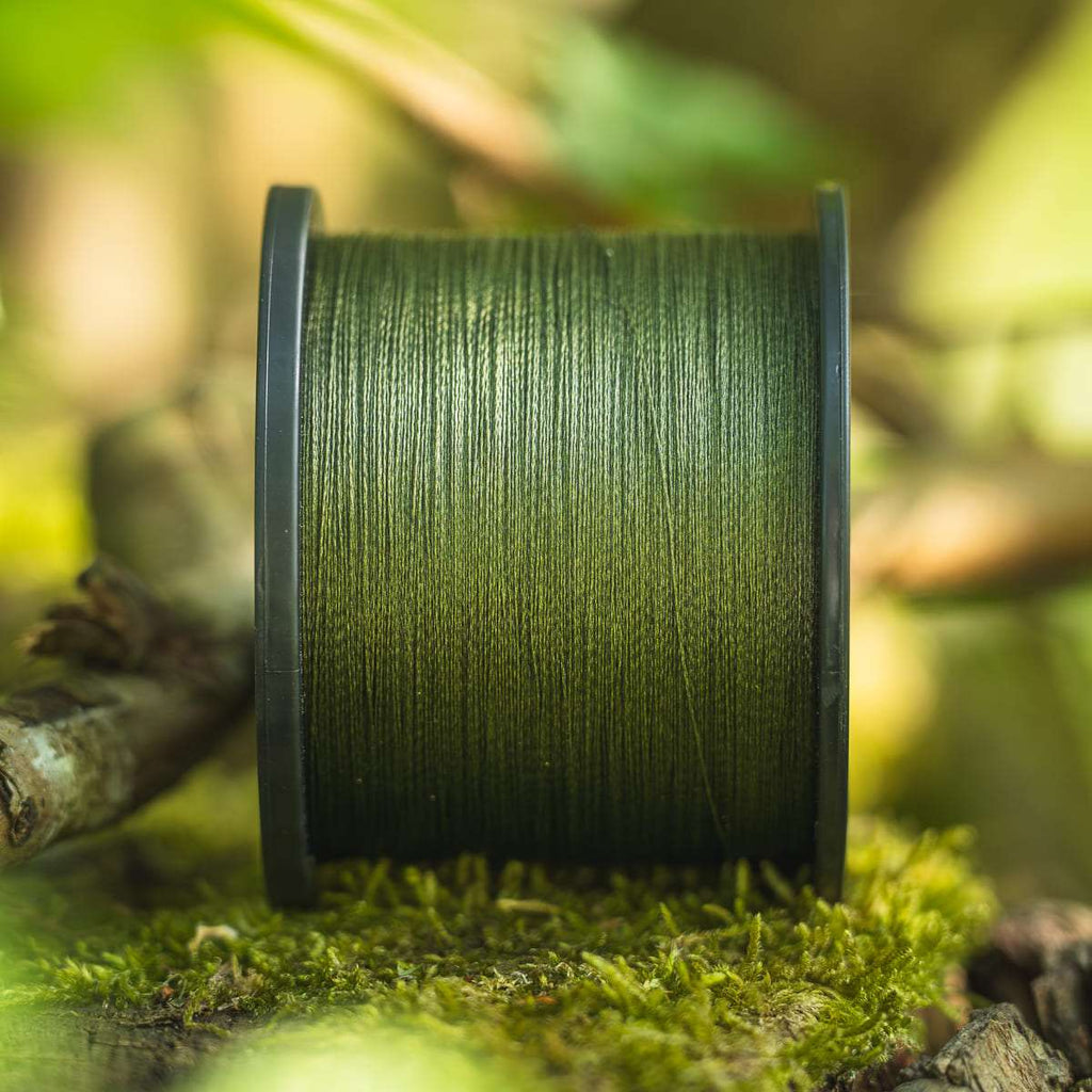 PB Products Gator Braid Reloaded braided mainline, side view