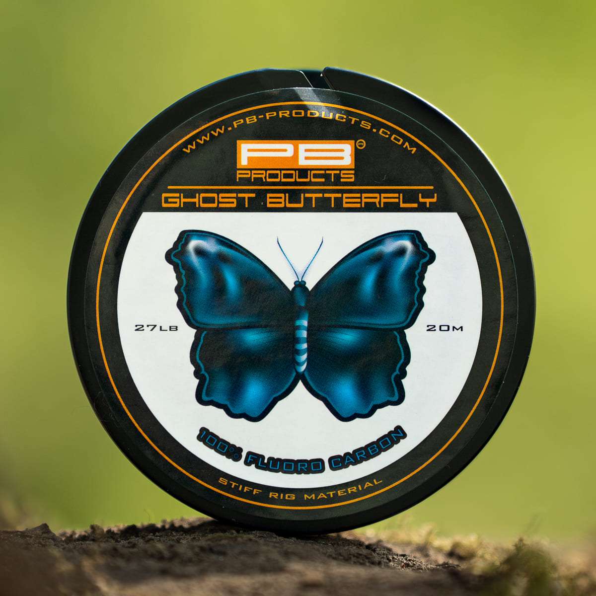 PB Products Ghost Butterfly fluorocarbon hooklink, 27 lb 0.47 mm