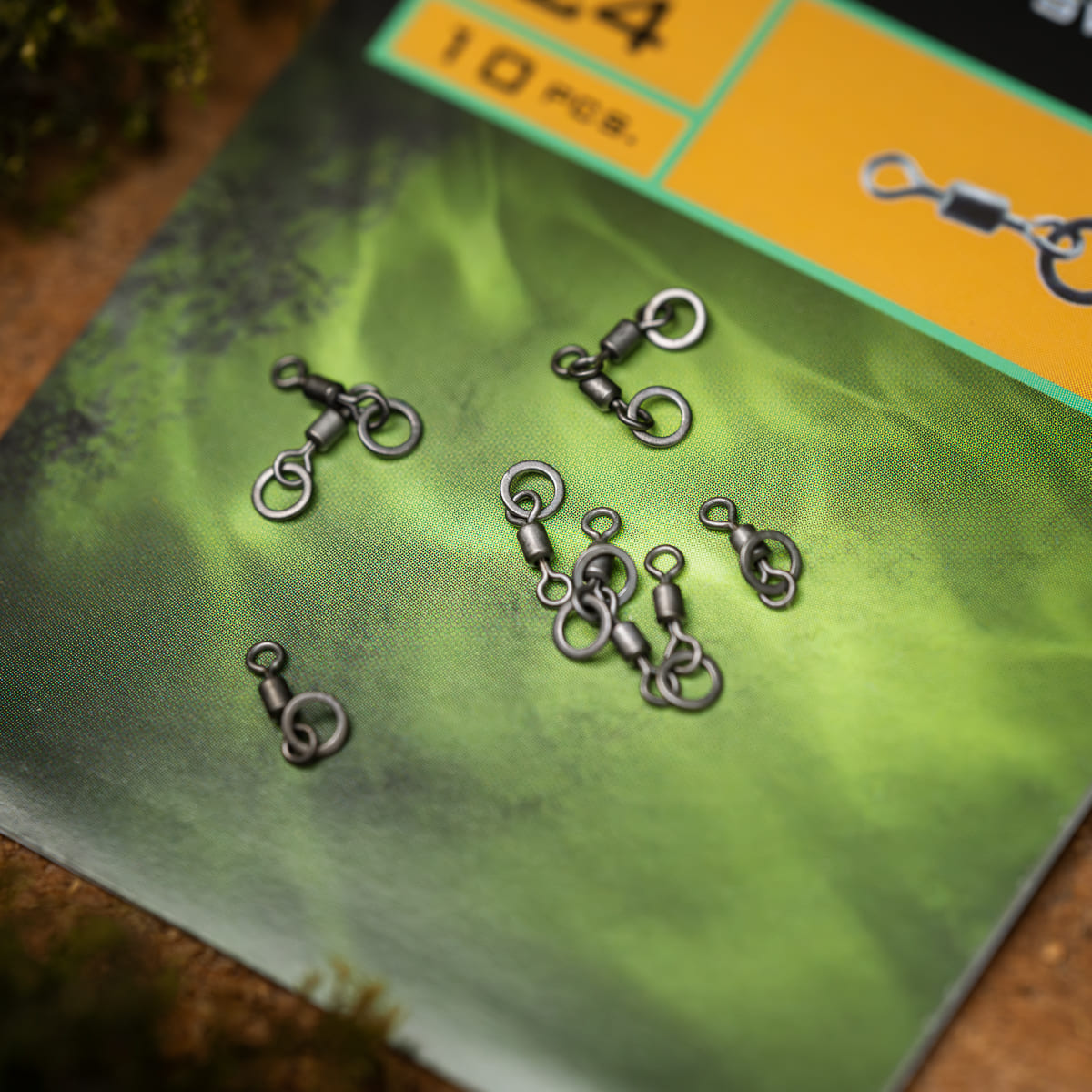 PB Products Bait Ring Swivel 24, side view