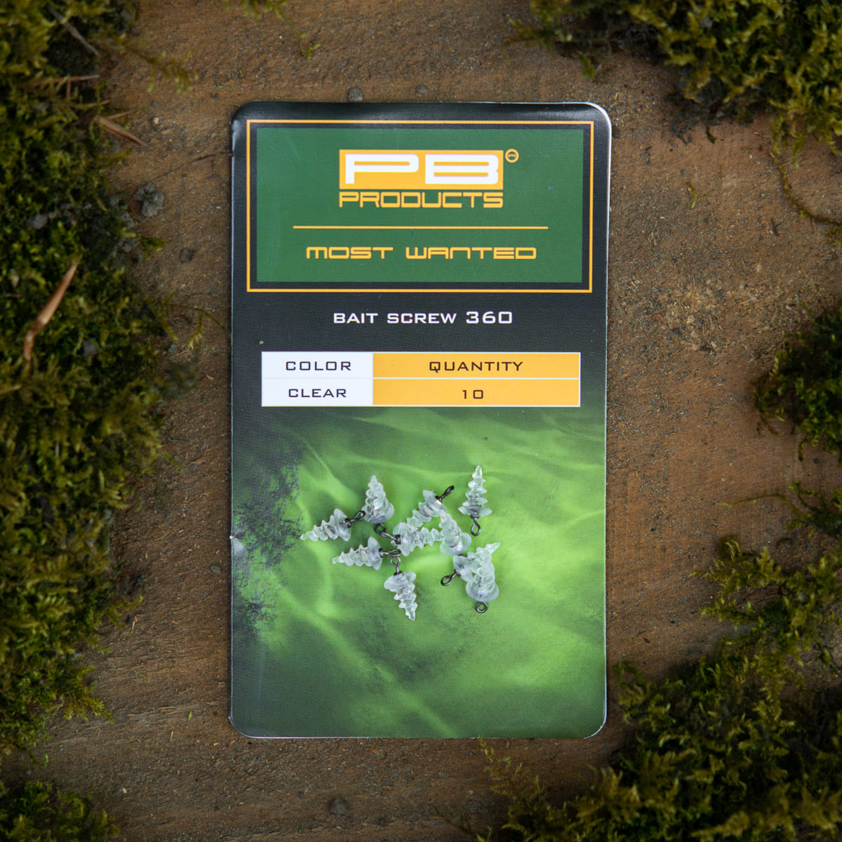 PB Products Baitscrew 360 in Clear, package