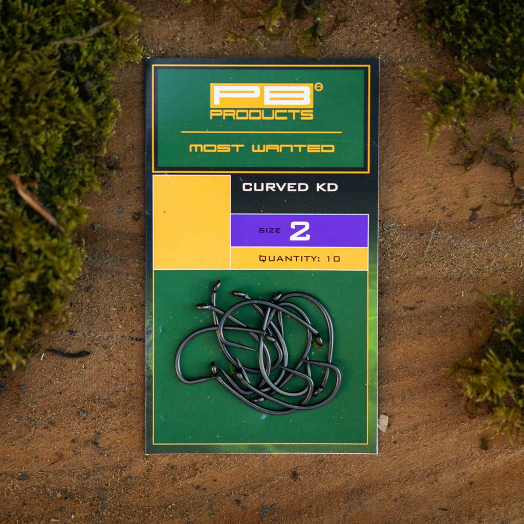PB Products Curved KD hook, size 2, package