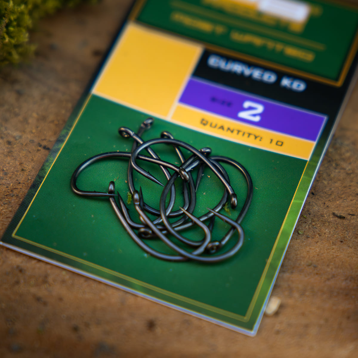 PB Products Curved KD hook, size 2, side view
