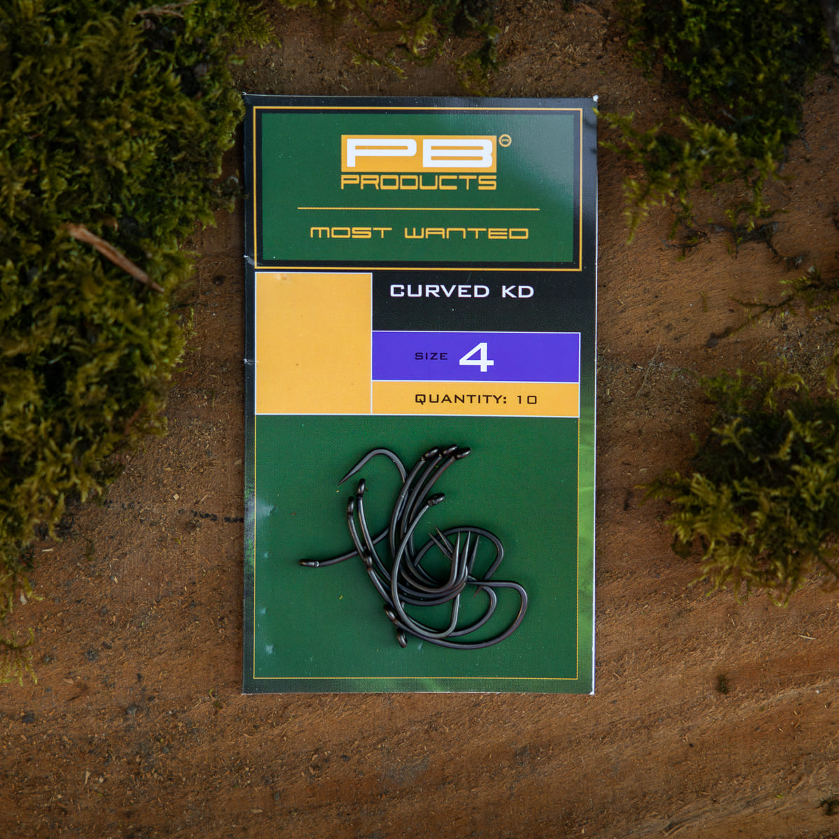 PB Products Curved KD hook, size 4, package