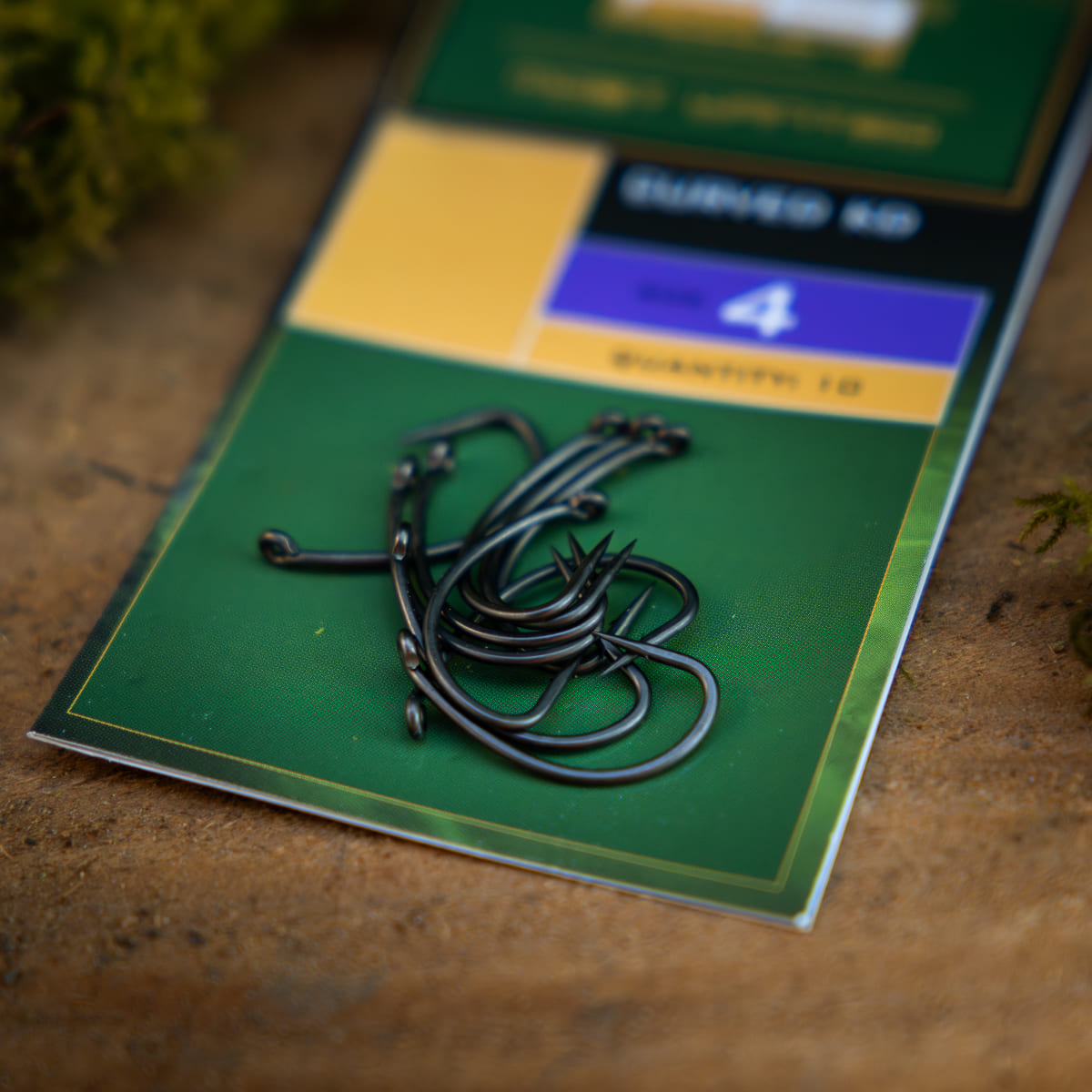 PB Products Curved KD hook, size 4, side view