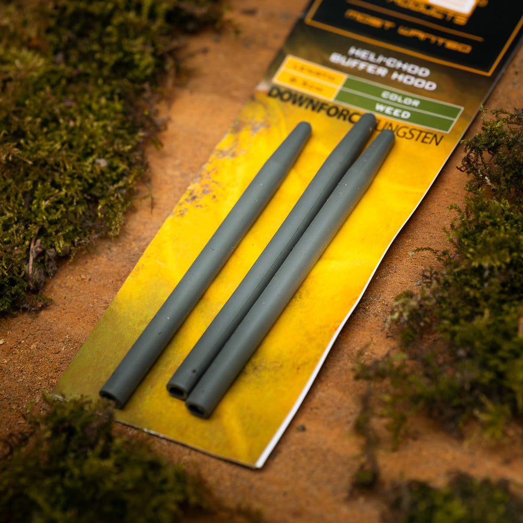 PB Products Downforce Tungsten Heli-Chod Buffer Hoods, side view