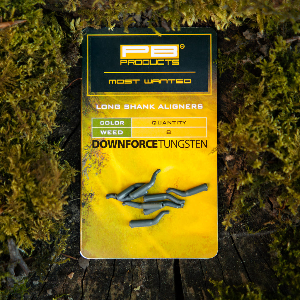 PB Products Downforce Tungsten Long Shank aligners in Weed, package