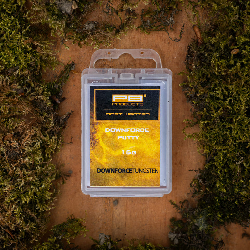 PB Products Downforce Tungsten Putty in Weed, detail