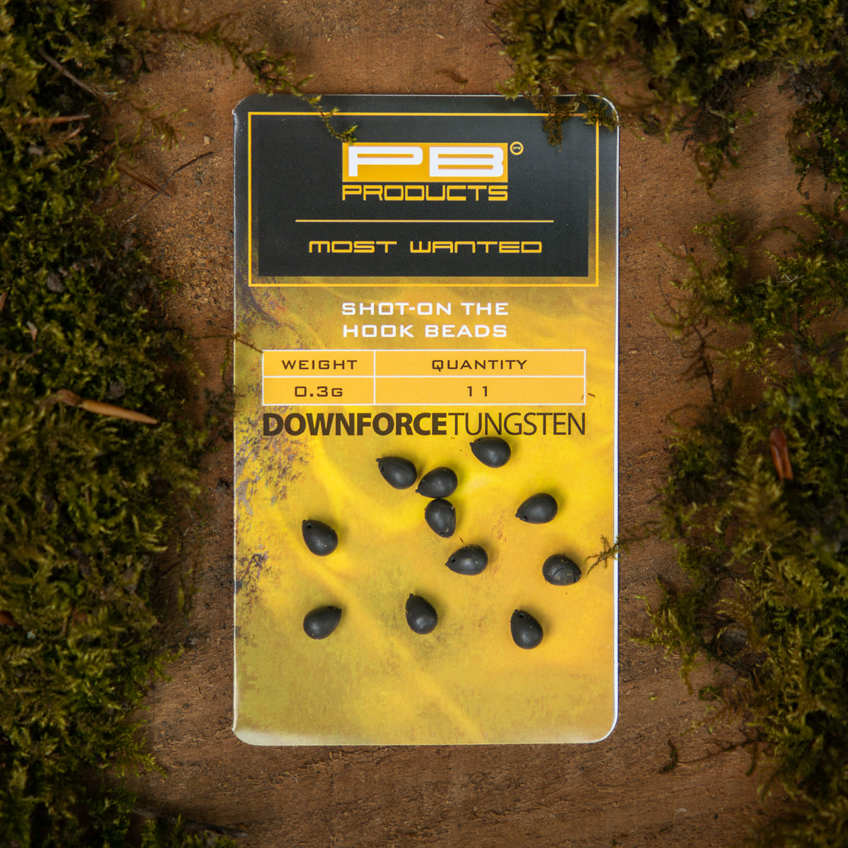 PB Products Downforce Tungsten Shot on the Hook beads, 0.3 g