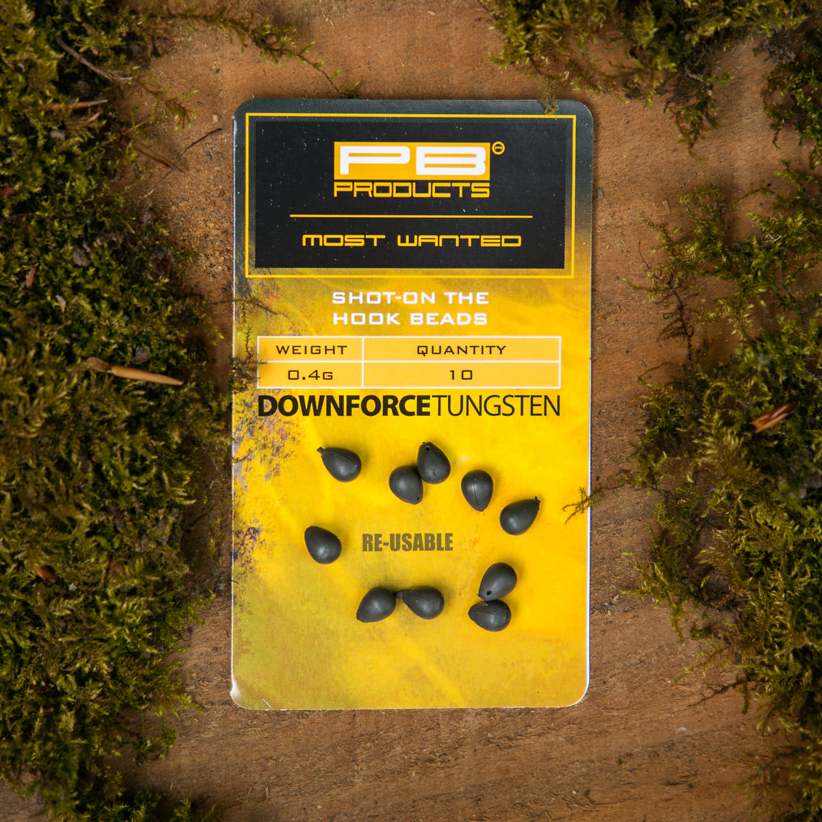 PB Products Downforce Tungsten Shot on the Hook beads, 0.4 g