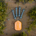 PB Products Downforce Tungsten X-small Heli-Chod rubber and beads in Silt