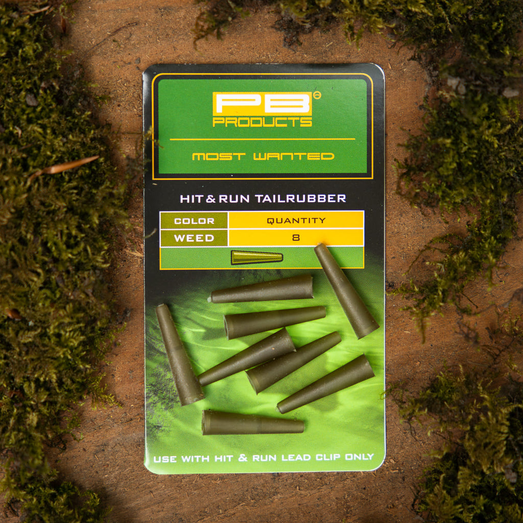 PB Products Hit & Run Tailrubbers leadclip in Weed