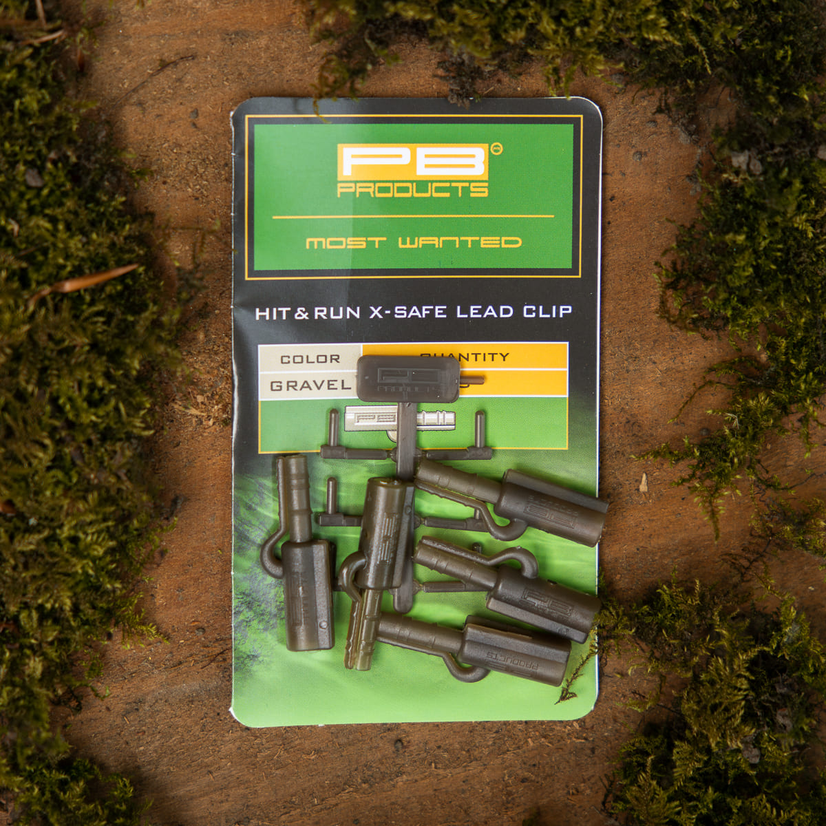 PB Products Hit & Run X-Safe leadclip in Gravel