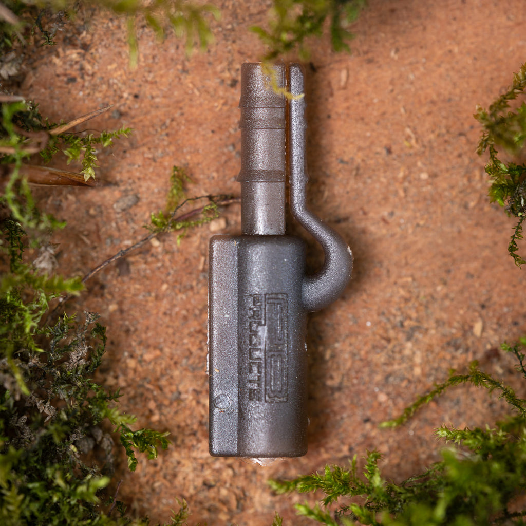 PB Products Hit & Run X-Safe leadclip in Silt, detail