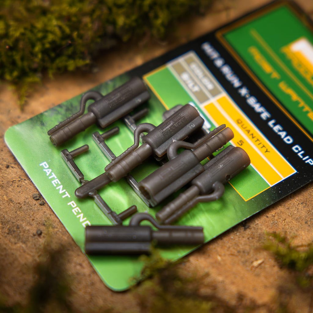 PB Products Hit & Run X-Safe leadclip in Silt, side view