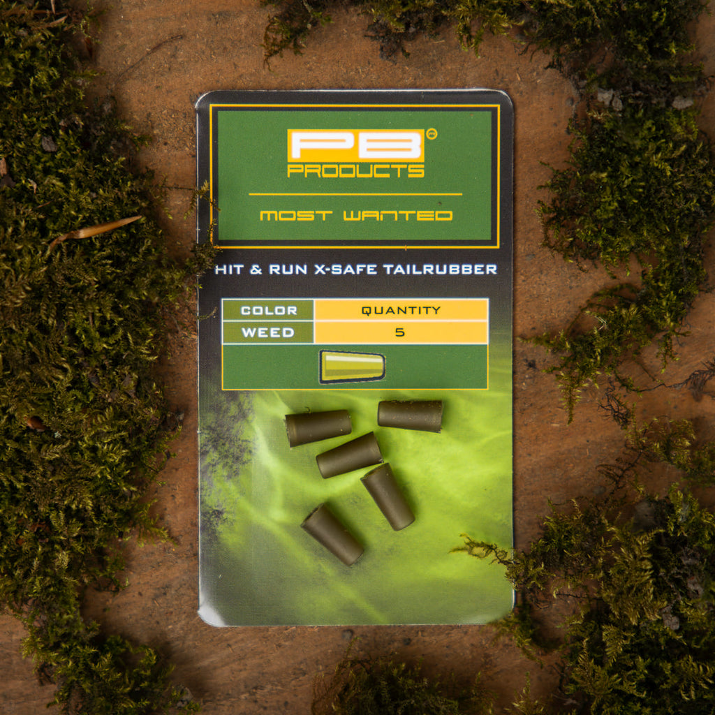 PB Products Hit & Run Xtra Safe tailrubbers in Weed