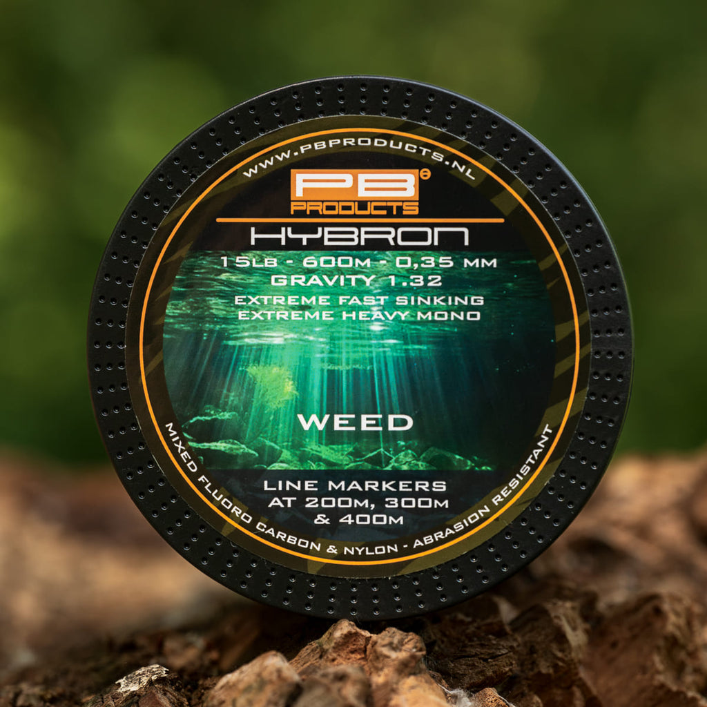 PB Products Hybron Weed monofilament mainline, 0.35 mm 15 lb 600 m