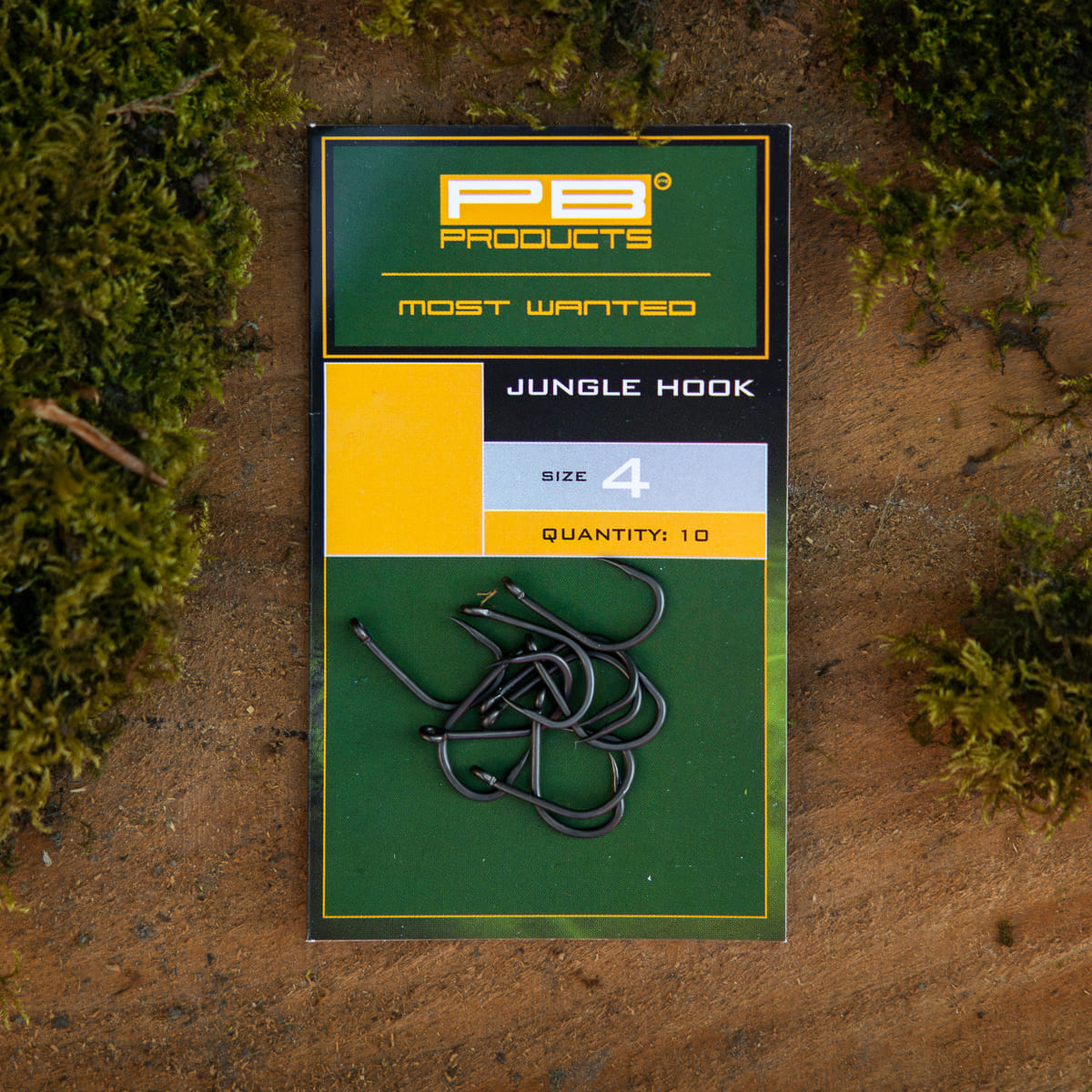 PB Products Jungle hook, size 10, side view