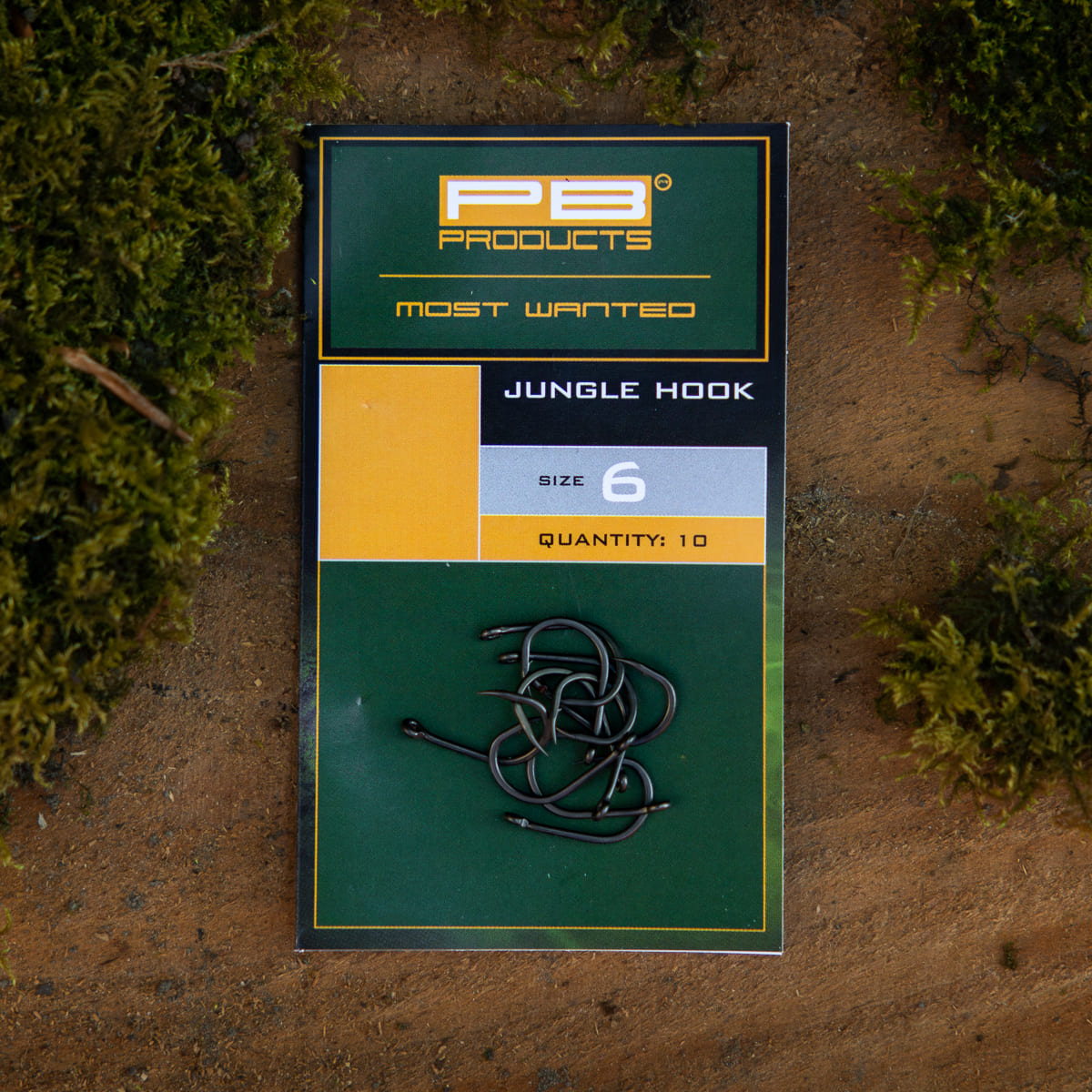 PB Products Jungle hook, size 6, package