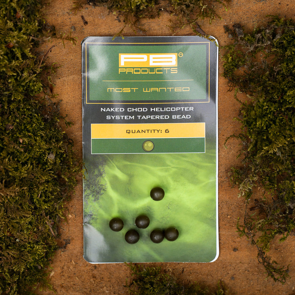 PB Products Naked Chod Helicopter System tapered bead, package