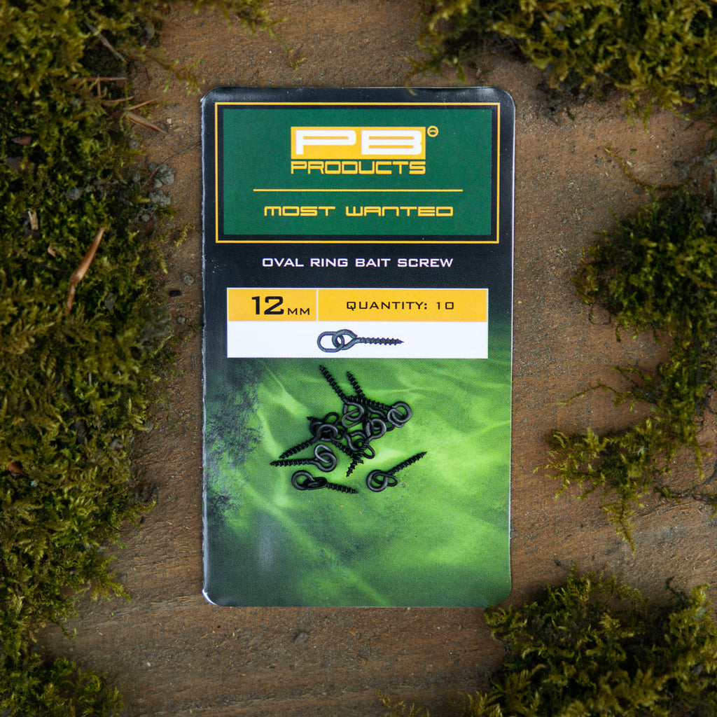 PB Products Oval Ring Bait Screw 12 mm, package