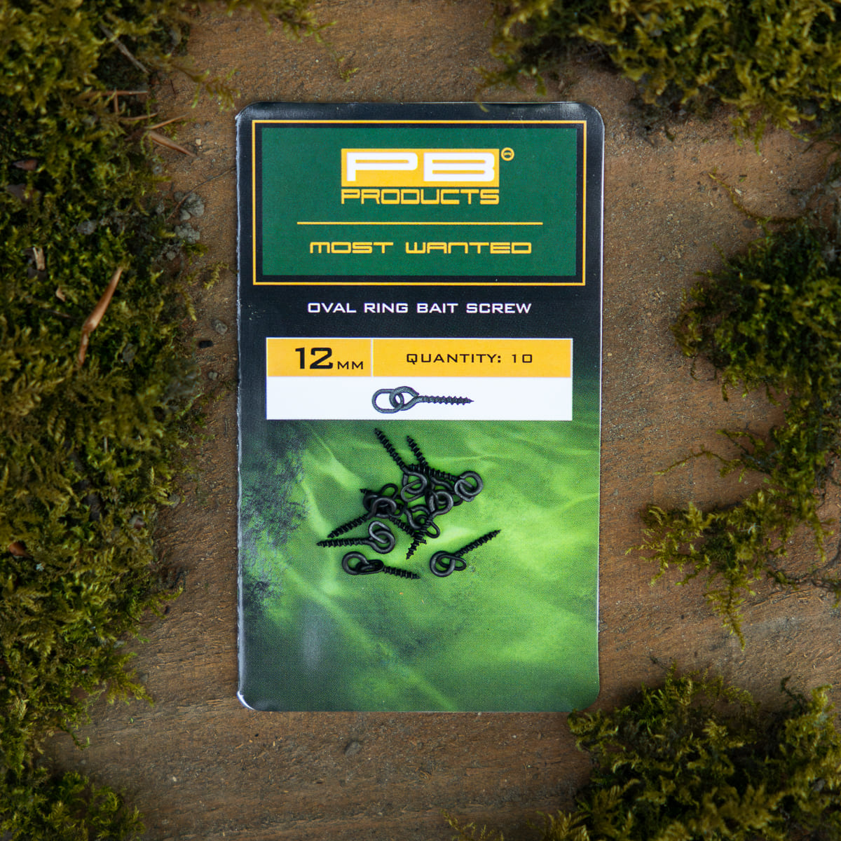 PB Products Oval Ring Bait Screw 12 mm, package