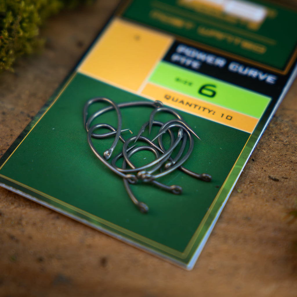 PB Products Power Curve hook, size 6, side view