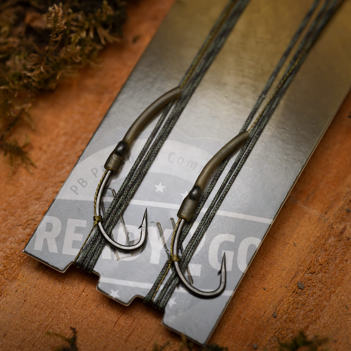 PB Products R2G Silk Ray Big Water clip leader with Combi rig, size 2, side view