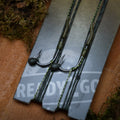 PB Products R2G Silk Ray clip leader with Shot on the Hook overloaded rig, size 4, side view