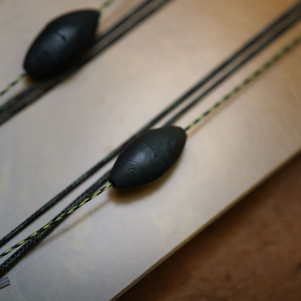 PB Products R2G Silk Ray clip leader with Shot on the Hook overloaded rig, size 4, detail