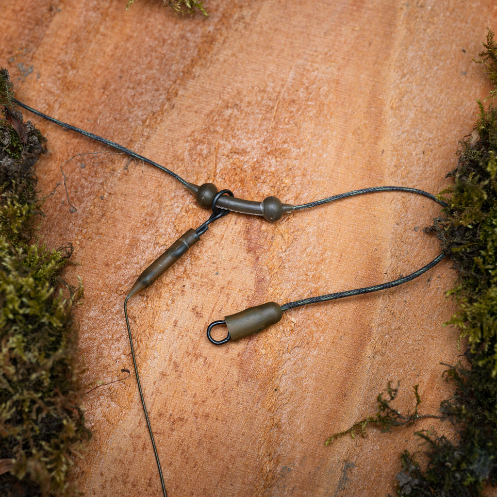 PB Products R2G Silk Ray heli leader with Combi rig, leader detail