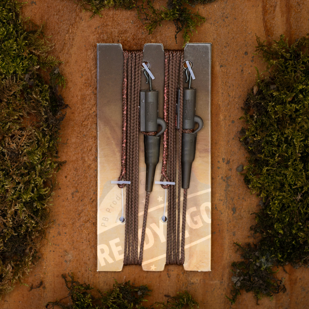 PB Products R2G leadclip Stretch Attack leader, 90 cm in Silt