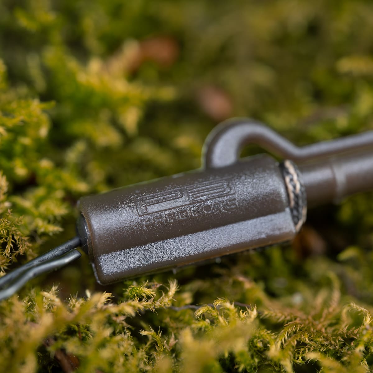 PB Products Hit and Run leadclip leader, close up