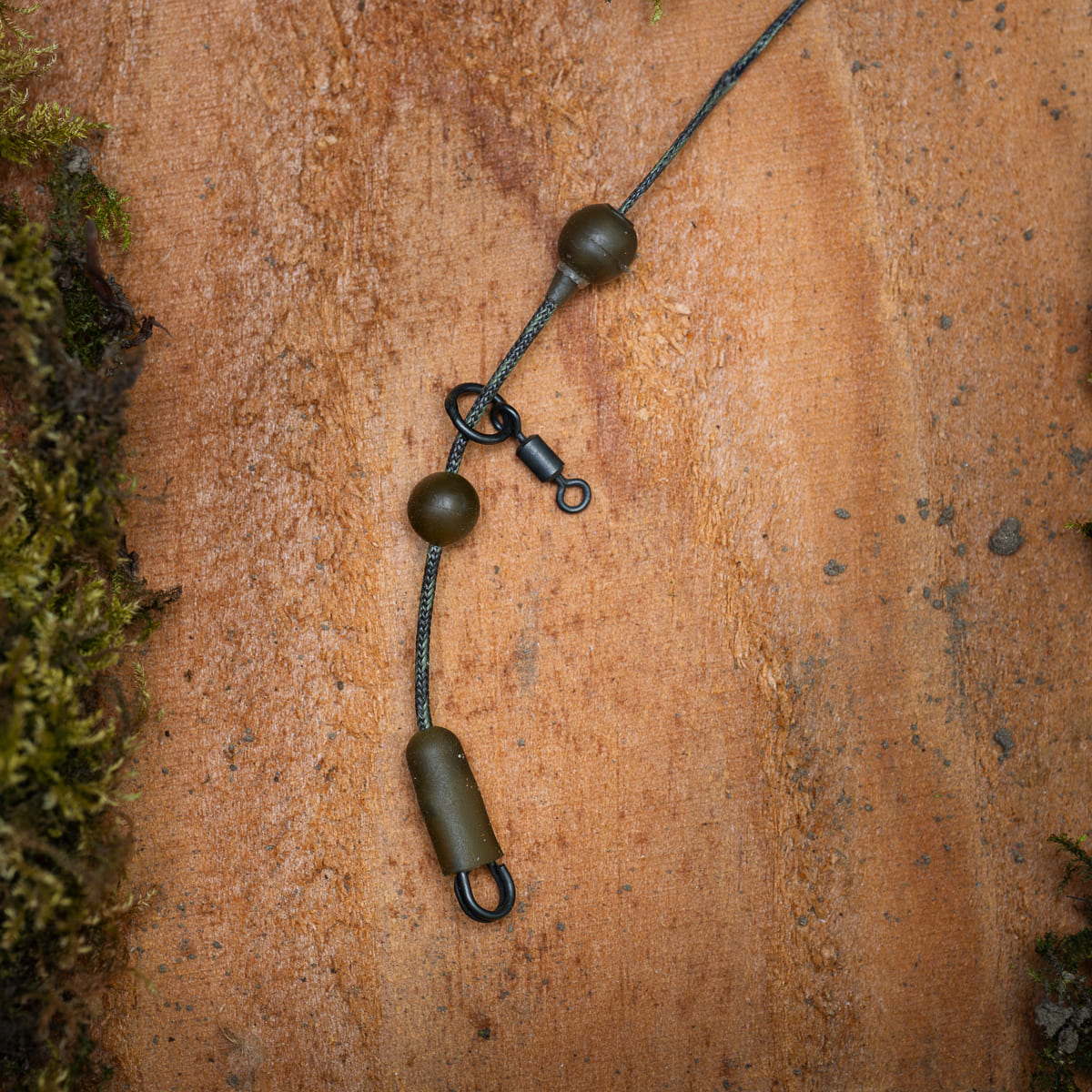 PB Products R2G Silk Ray naked chod helicopter leader, leader detail