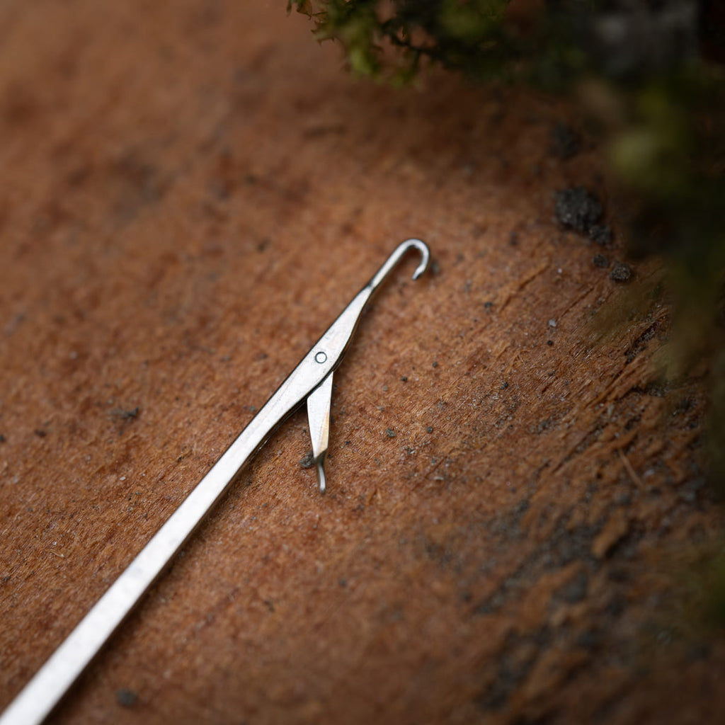 PB Products splicing needle, detail