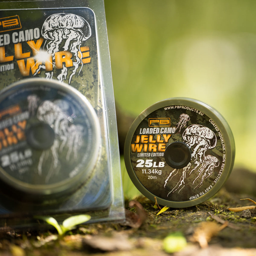 PB Products Jelly Wire Loaded Camo hooklink, packaging