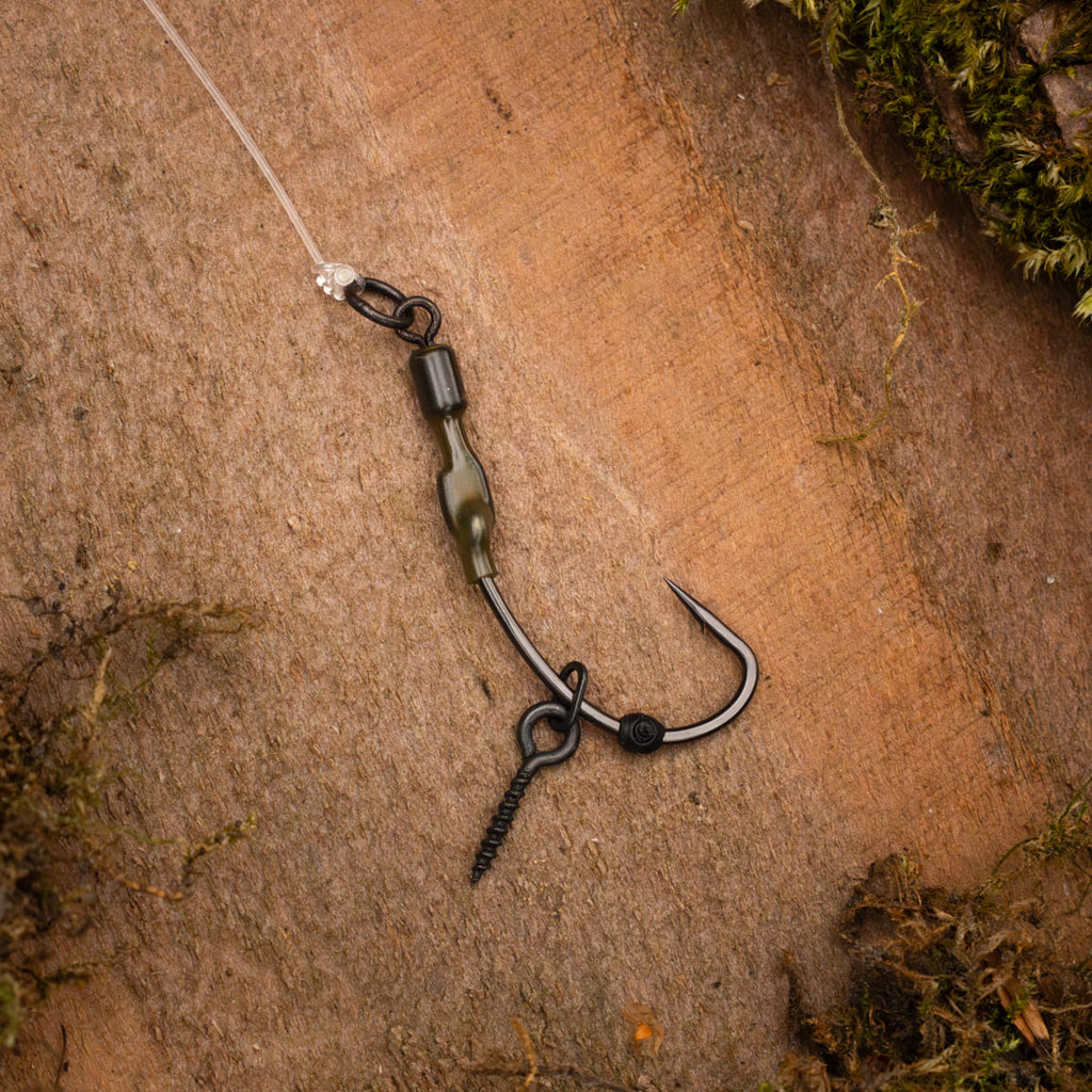 PB Products Ronnie rig stiff bait screw, hook detail