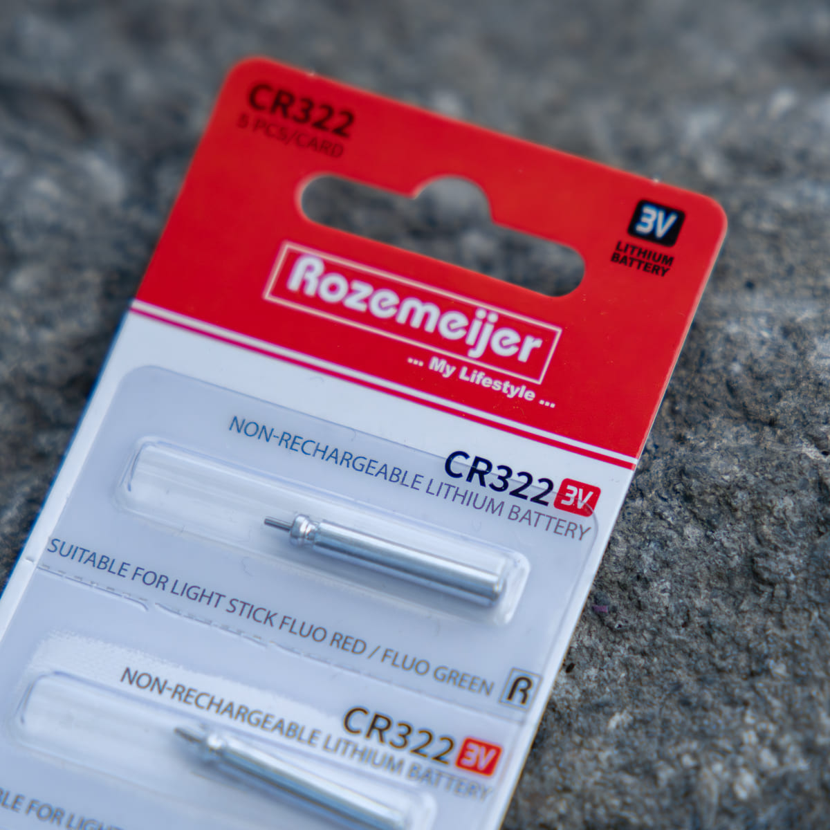 CR322 Lithium Battery Pack 5pcs (non-rechargeable)