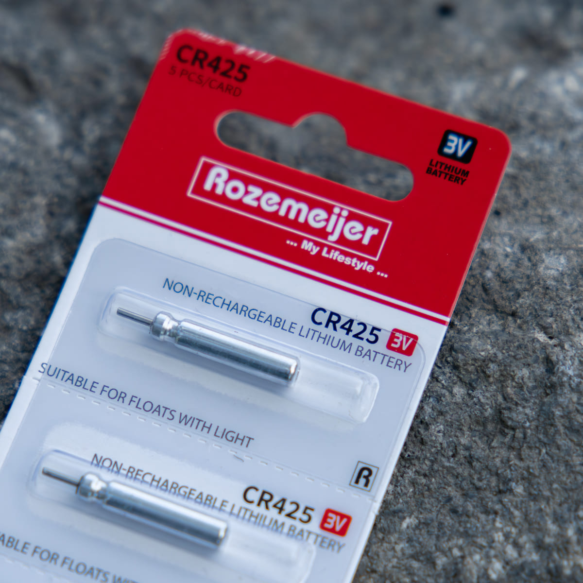 CR425 Lithium Battery Pack 5pcs (non-rechargeable)