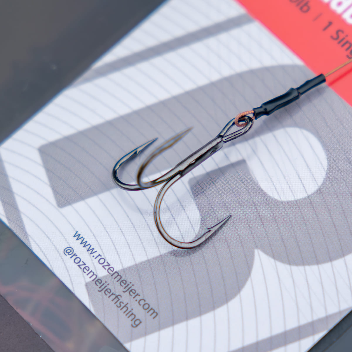 Deadbait Leaders 1x single + #2 treble 50cm 30lb 2pcs