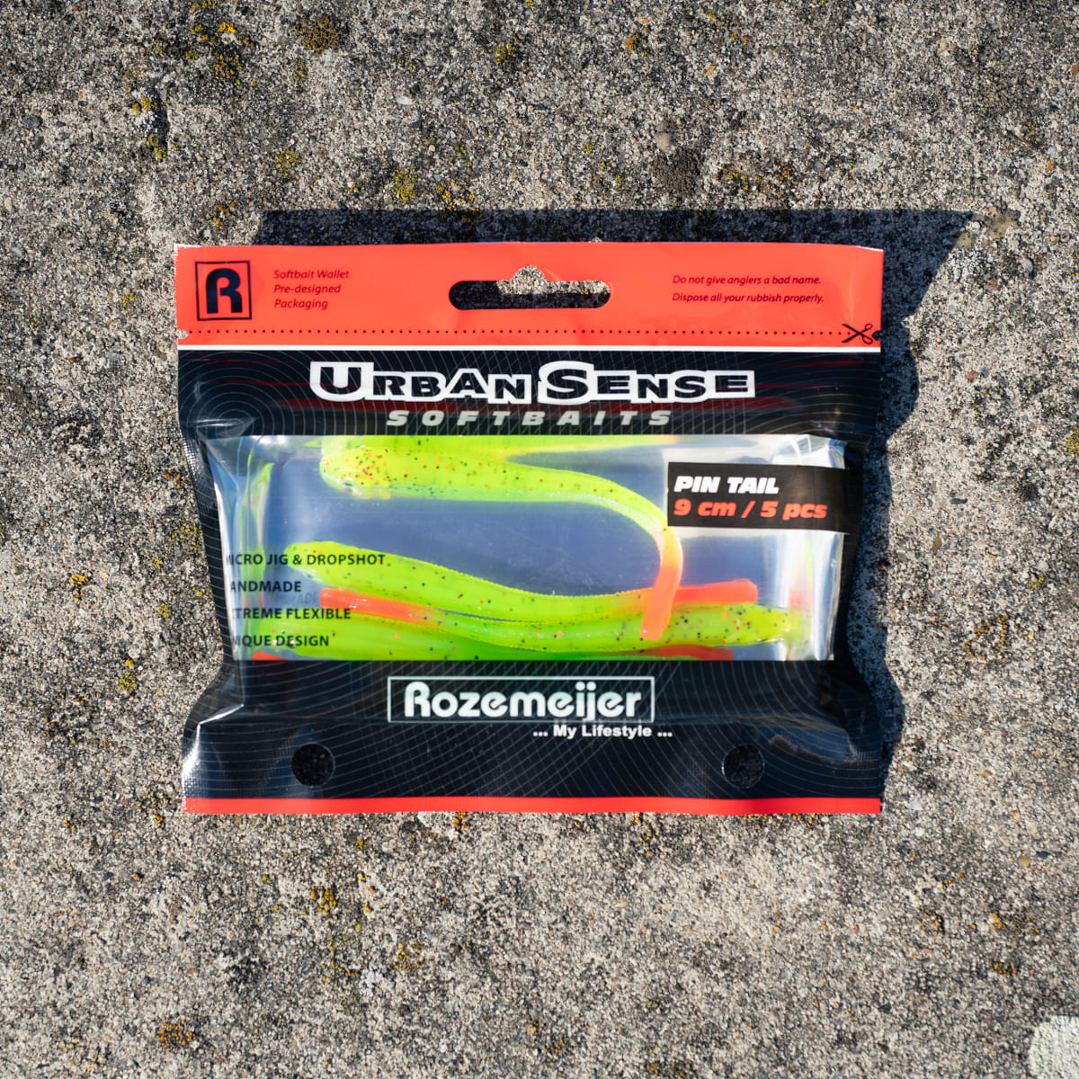 Urban Sense Pin Tail 5pcs 10cm
