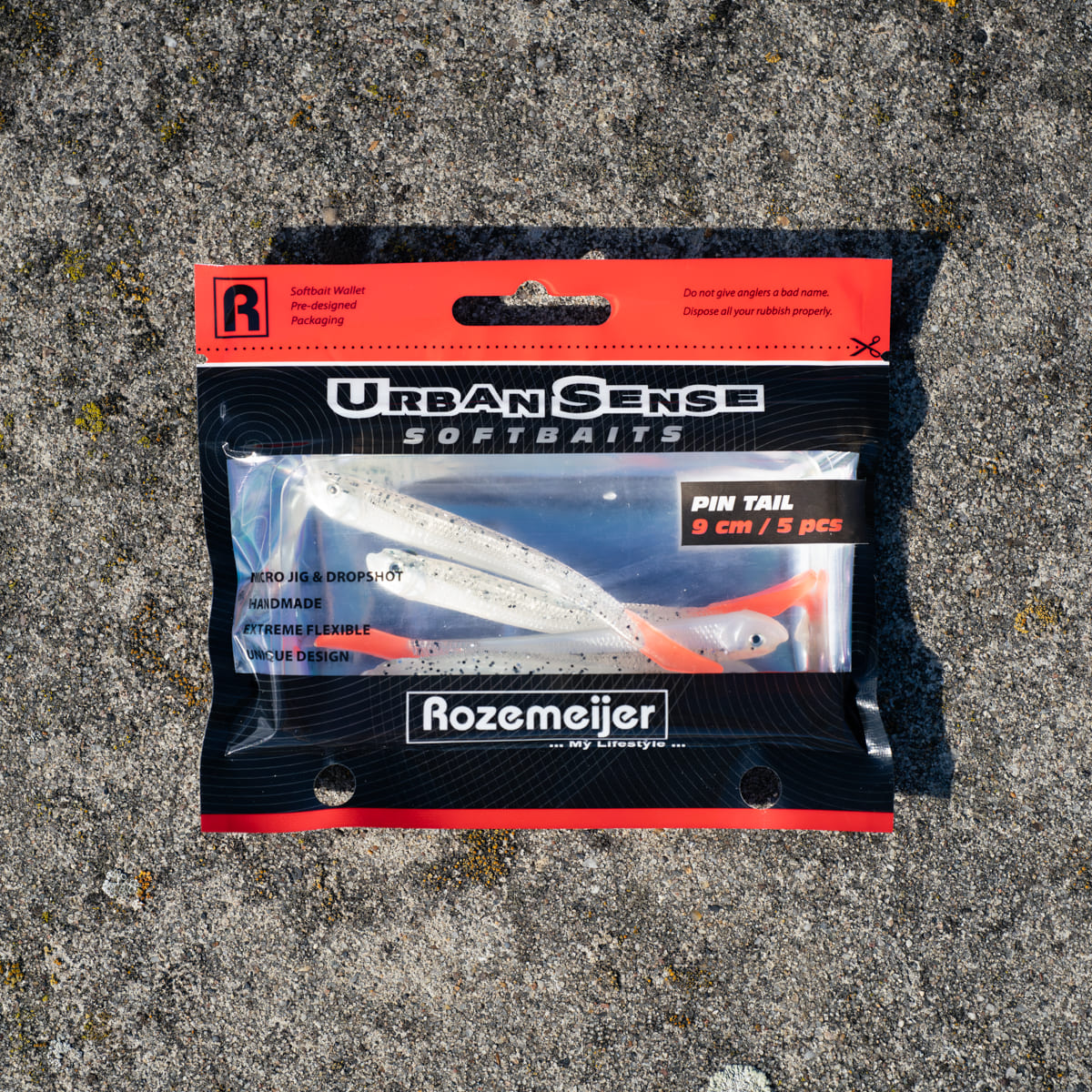 Urban Sense Pin Tail 5pcs 10cm