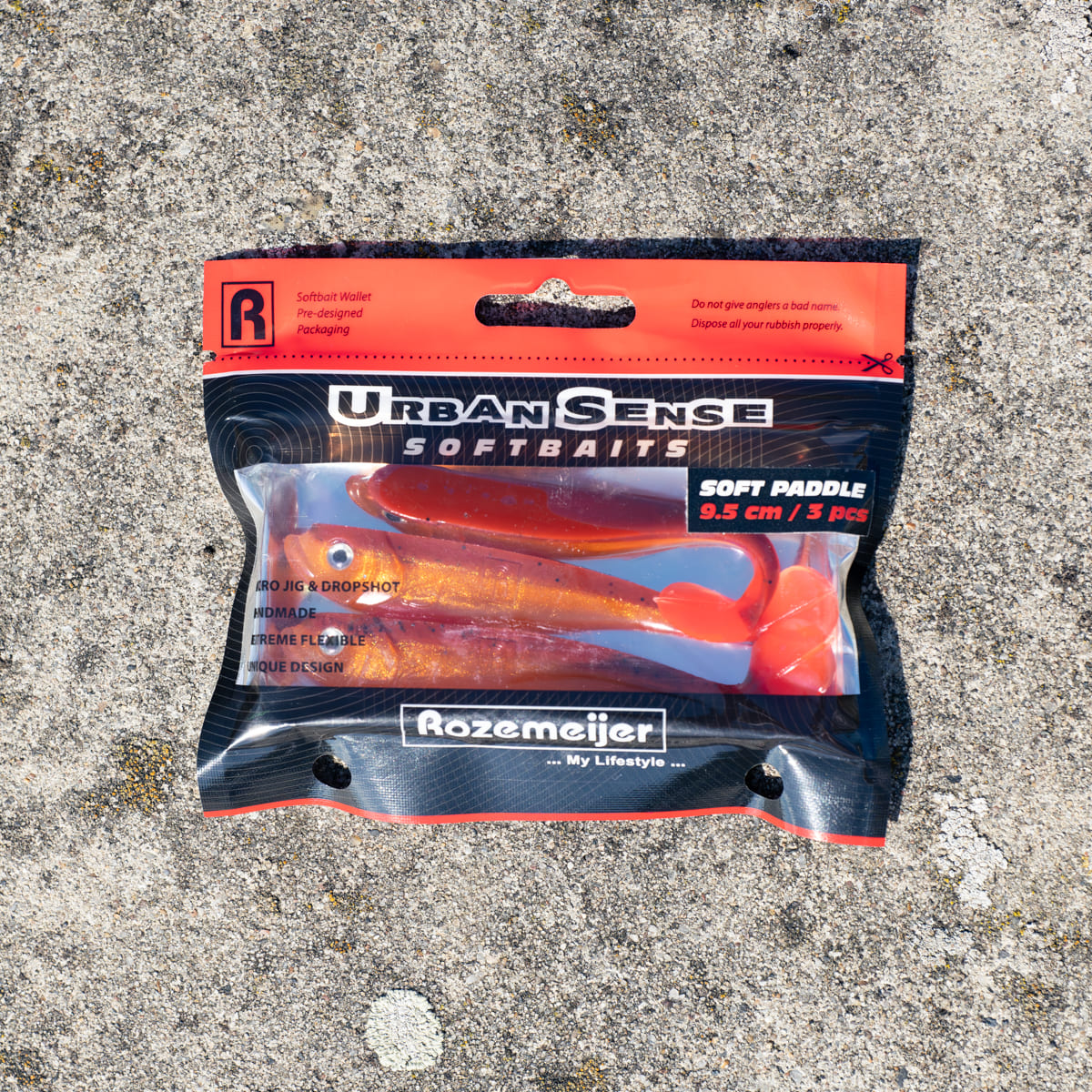Urban Sense Soft Paddle 3pcs 9cm