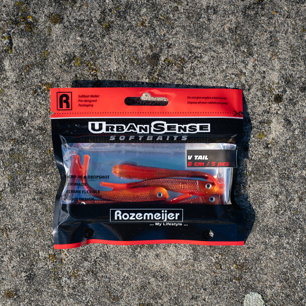 Urban Sense V-Tail 5pcs 8cm