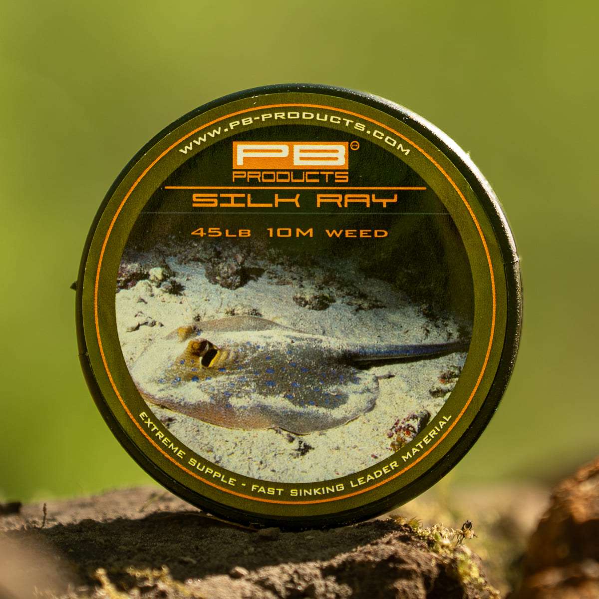 PB Products Silk Ray leader, 45 lb in Weed