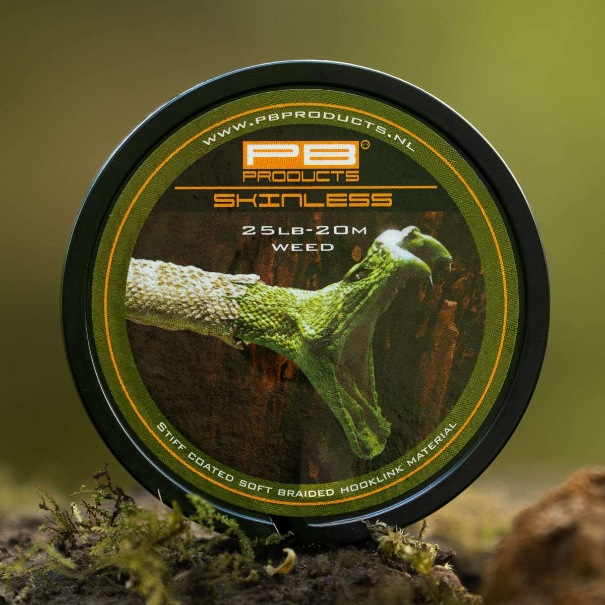 PB Products Skinless hooklink, 25 lb in Weed